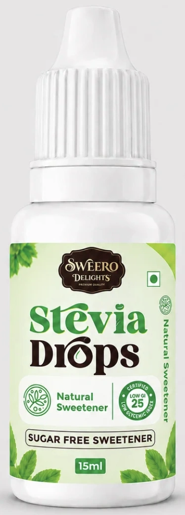 Sweero Stevia Drops, 15ml bottle with original packaging